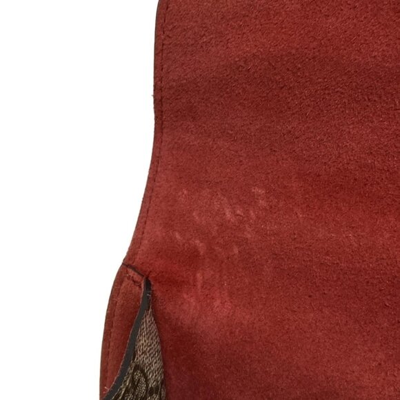 GUCCI Dionysus/GG Blooms Beige Ebony Red PVC Suede Shoulder Bag 632-080925 - Picture 13 of 14